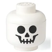 Wyposażenie pokoiku dziecięcego - Lego Pudełko 40321728 Pojemnik Głowa Duża Szkieletor Kościotrup L 40321728 - miniaturka - grafika 1