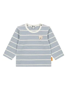 Steiff Koszulka w kolorze błękitno-kremowym - Kaftaniki dla niemowląt - miniaturka - grafika 1