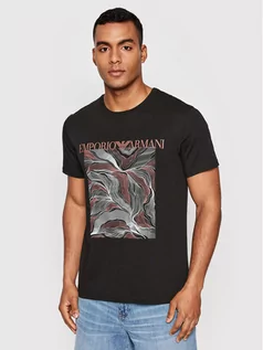 Koszulki męskie - Emporio Armani T-Shirt 211818 2R468 12021 Czarny Regular Fit - grafika 1