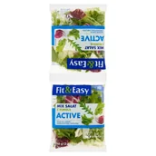 Mieszanki warzywne, sałatki - Fit & Easy Active Mix sałat z rukolą 100 g (2 x 50 g) - miniaturka - grafika 1