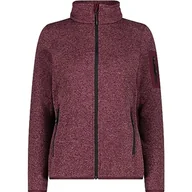 Kurtki damskie - CMP kurtka damska Knit-Tech Burgundy-Antracyt, 42 - miniaturka - grafika 1