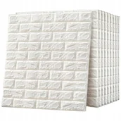 Tablice i flipcharty - Panele Ścienne Do Kuchni Cegła Samoprzylepna Zestaw 10 Sztuk Łatwy Montaż - miniaturka - grafika 1