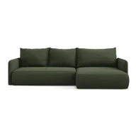 Narożniki - Zielony rozkładany/ze schowkiem narożnik (prawostronny) Nanea – Makamii - miniaturka - grafika 1