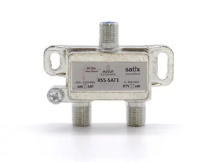 Rozgałęźnik RTV-SAT RSS-SAT1, 1x2, z sumatorem - Inne akcesoria audio-wideo - miniaturka - grafika 1