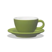 Filiżanki - Filiżanka do cappuccino Club House Tulipano 210ml - Zielona - miniaturka - grafika 1