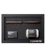 Mydła - Zew For Men Broda Na Sztorc ZESTAW Mydło do brody 85 ml + Balsam do brody 80 ml + Szczotka do modelowania 1 szt - miniaturka - grafika 1