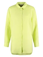 Bluzki damskie - Gerry Weber Lniana bluzka w kolorze żółtym - miniaturka - grafika 1