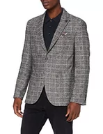 Marynarki męskie - Pierre Cardin marynarka męska Michel Voyage Blazer, szary, 48 - miniaturka - grafika 1