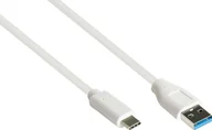 Kable USB - Kabel USB Alcasa USB-A - USB-C 1 m Biały (2831-AC010W) - miniaturka - grafika 1