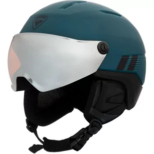 Kask narciarski Rossignol FIT VISOR IMPACTS BLUE - Kaski narciarskie - miniaturka - grafika 1