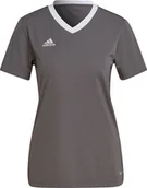 Bluzki damskie - Koszulka damska adidas Entrada 22 Jsy szara H59848-2XL - miniaturka - grafika 1