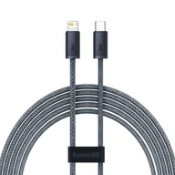 Kable USB - Baseus kabel do iPhone USB Typ C - Lightning 2m, Power Delivery 20W szary (CALD000116) CALD000116 - miniaturka - grafika 1