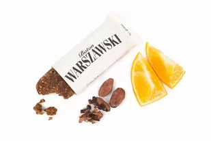 BATON WARSZAWSKI Ziarno kakaowca i pomarańcza 50g - Batoniki - miniaturka - grafika 1