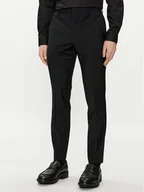 Spodnie męskie - Calvin Klein Spodnie materiałowe Modern K10K112936 Czarny Slim Fit - miniaturka - grafika 1