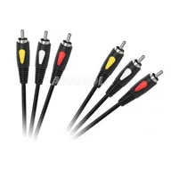 Kable komputerowe i do monitorów - Cabletech Kabel 3RCA-3RCA 1.0M Eco-line - miniaturka - grafika 1