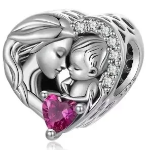 Charms mama beads dziecko rodzina przywieszka koralik zawieszka srebro 925