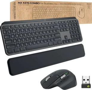 Klawiatura + mysz Logitech Logitech MX Keys Combo for Business - - Zestawy myszka + klawiatura - miniaturka - grafika 1