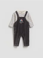 Komplety dla niemowląt - Reserved - Dzianinowy komplet - czarny - miniaturka - grafika 1