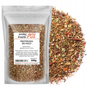 PRZYPRAWA DO PIZZY 100g Aromatyczna mieszanka ziół naturalna jakość Kol-Pol - Przyprawy i zioła sypkie - miniaturka - grafika 1