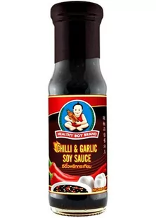 HEALTHY BOY Sos sojowy z chili i czosnkiem 150ml - Healthy Boy - Kuchnie świata - miniaturka - grafika 1