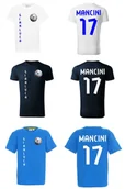 Koszulki sportowe męskie - Koszulka Włochy GIANLUCA MANCINI 17 Jr - miniaturka - grafika 1