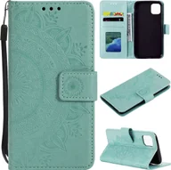 Etui i futerały do telefonów - Etui na telefon komórkowy König Design kompatybilne z Apple iPhone 14 Pro ze skóry syntetycznej - Etui na telefon komórkowy zielone - miniaturka - grafika 1
