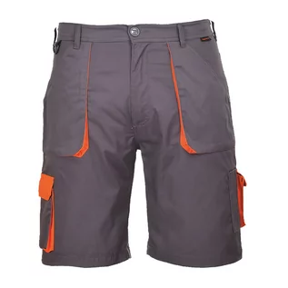 Spodenki męskie - Portwest portwest Workwear portwest texo Contrast Shorts  tx14  EU/UK, L, szary TX14GRRL - grafika 1