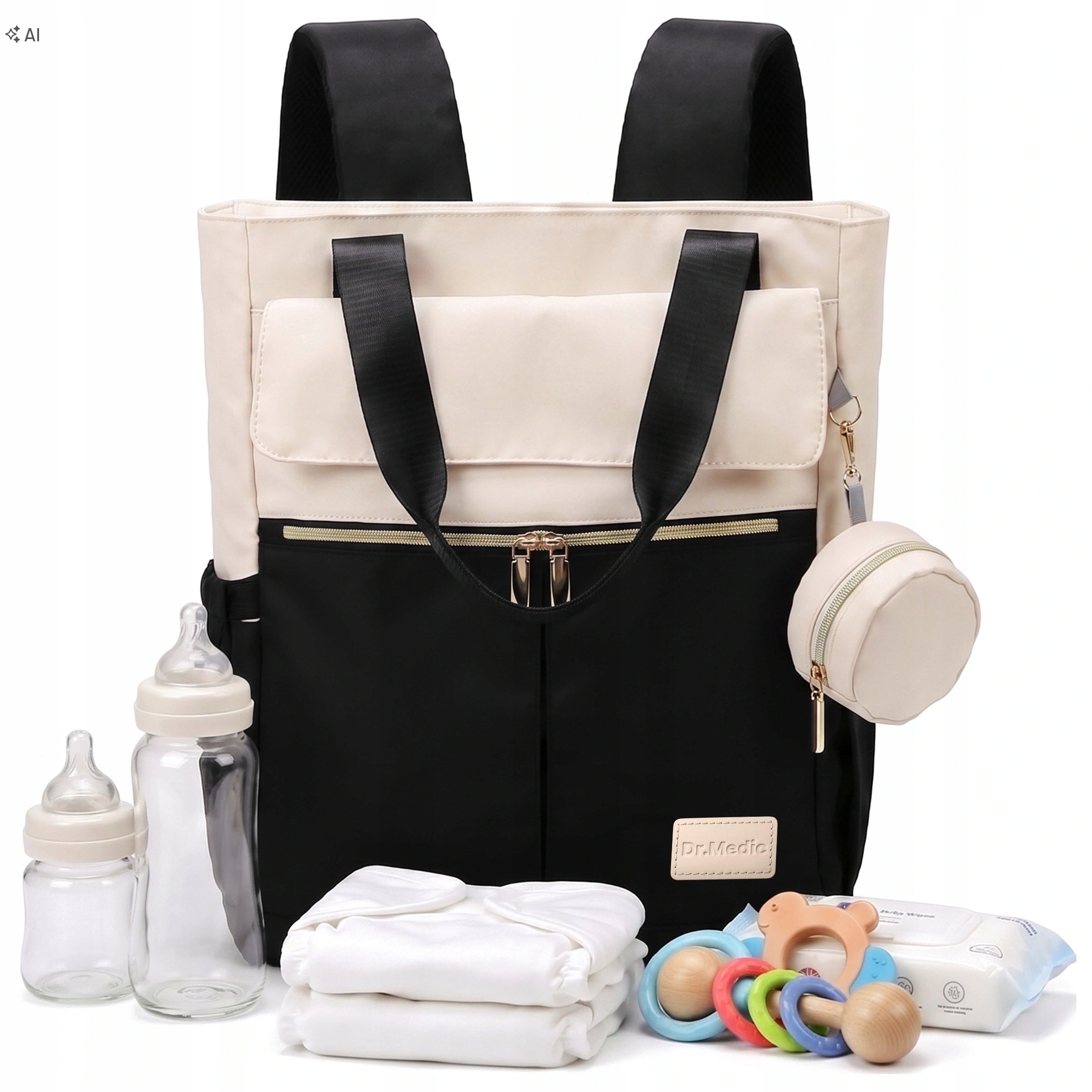 Torba do wózka Plecak dla mam organizer torba mommy bag pojemna spacerowa