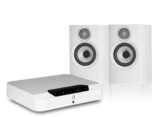 Bluesound POWERNODE EDGE (biały) + 607 S3 (biały) - Zestawy stereo - miniaturka - grafika 1