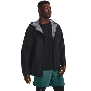 Męska kurtka treningowa Under Armour UA STRMPRF CLDSTRKE STR JKT - czarna - UNDER ARMOUR - Kurtki męskie - miniaturka - grafika 1