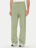 Spodnie sportowe męskie - Karl Kani Spodnie dresowe Ellipse Straight Leg 60060043 Khaki Relaxed Fit - miniaturka - grafika 1