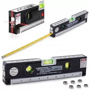 Poziomica Laserowa Z Miarą Podświetlenie Led 24 Cm - Poziomice, łaty, miary - miniaturka - grafika 1