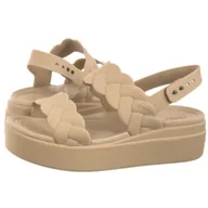Sandały damskie - Sandały Brooklyn Woven Upper Lw Chai 209977-212 (CR383-a) Crocs - miniaturka - grafika 1