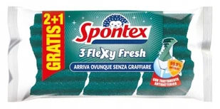 Spontex Flexy Fresh Zmywak Gąbka Do Naczyń 3Szt - Środki do zmywarek - miniaturka - grafika 1