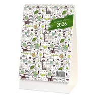 Kalendarze - Kalendarz 2026 stojący koty - miniaturka - grafika 1
