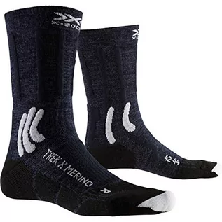 Skarpetki damskie - X-socks Trek X Merino skarpety, niebieski, 39-41 - grafika 1