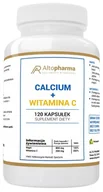 Witaminy i minerały - Suplement diety, AltoPharma, Calcium 400mg + Vitamina C, 120 Kaps. - miniaturka - grafika 1