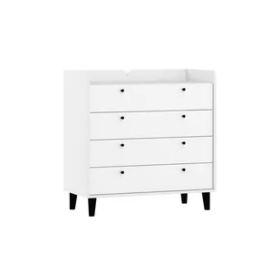 Komoda 4S DOL-07 Dolce MebloCross Biały Mat / Biały Połysk - Komody - miniaturka - grafika 1