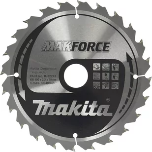 Makita B-32247 piła tarczowa do cięcia drewna 190x30 mm 24 zęby T.C.T. Makforce - Tarcze do pił - miniaturka - grafika 1