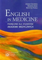 Pozostałe języki obce - Wydawnictwo Lekarskie PZWL English in Medicine Podręcznik dla studentów akademii medycznych - Joanna Ciecierska, Barbara Jenike, Krystyna Tudruj - miniaturka - grafika 1