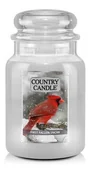 Świece - Country Candle Duża Świeca Zapachowa Z Dwoma Knotami First Fallen Snow 680G - miniaturka - grafika 1