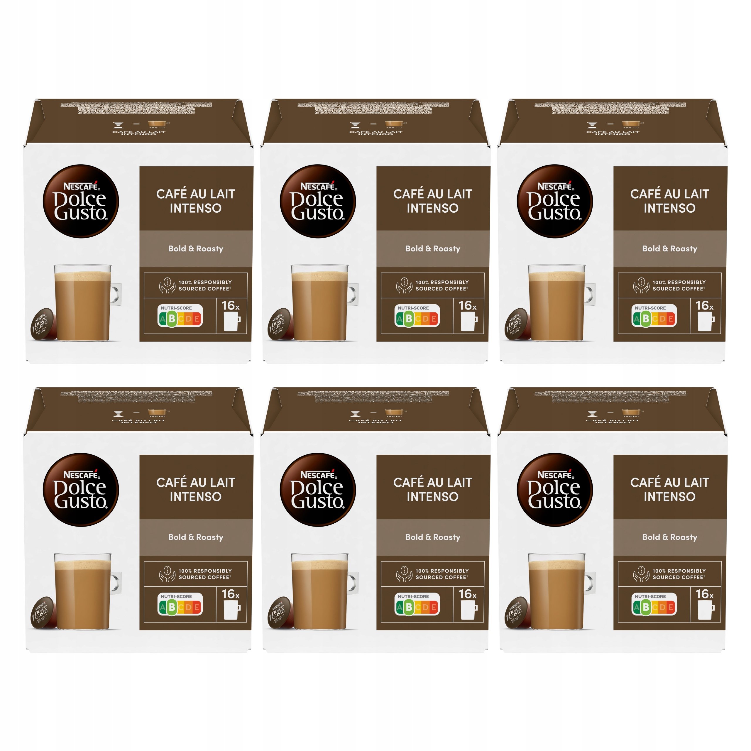 Nescafe Dolce Gusto Kawa Cafe au Lait Intenso 96 kapsułek