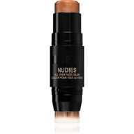 Rozświetlacze do twarzy i ciała - Nudestix Nudestix Rozświetlacze Nudies All Over Face Color Glow Bubbly Bebe 2.8 g - miniaturka - grafika 1