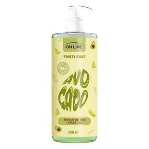 On Line Fruity Shot Avocado, mydło w płynie, 390 ml - Mydła - miniaturka - grafika 1