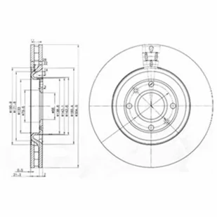 Tarcza hamulcowa DELPHI BG3529 - Tarcze hamulcowe - miniaturka - grafika 1