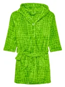 Szlafroki dla dzieci - Playshoes Szlafrok 340127 M Zielony - miniaturka - grafika 1