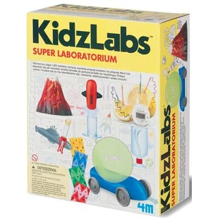 4M KidzLabs Super Laboratorium zestaw - W 5529 - Mały naukowiec - miniaturka - grafika 1