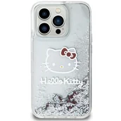 Etui i futerały do telefonów - Etui HELLO KITTY Liquid Glitter Charms do Apple iPhone 11/Xr Srebrny - miniaturka - grafika 1