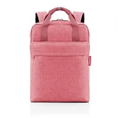 Plecaki - reisenthel allday backpack M – uniwersalny plecak na co dzień, w podróży, na zakupy lub do pracy – wodoodporny, dopuszczony bagaż podręczny, Twist Berry, M, Plecak - miniaturka - grafika 1