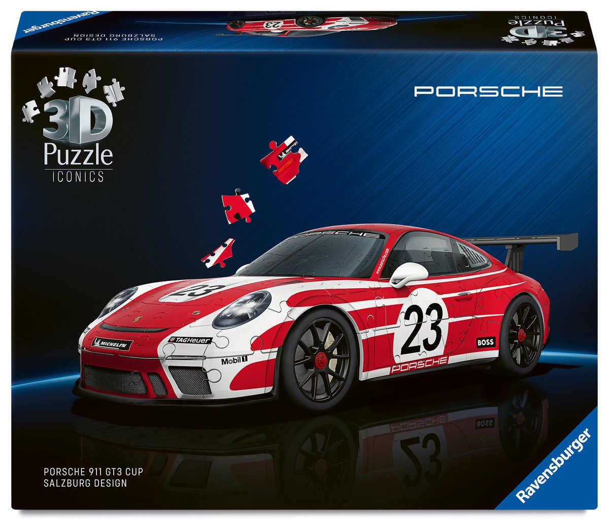Puzzle 3D Iconics Porsche 911 GT3 Cup 